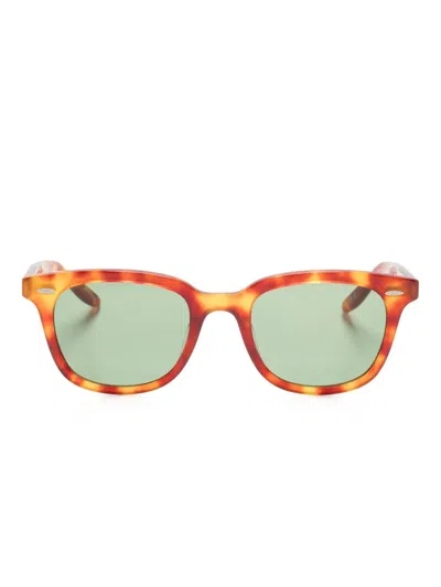 Barton Perreira Winton Tortoiseshell Square Sunglasses