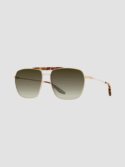 Barton Perreira Women's Bhanot 60mm Square Navigator Sunglasses In Gold Chestnut Olive