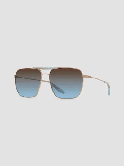 Barton Perreira Women's Bhanot 60mm Square Navigator Sunglasses In Rose Gold Oasis