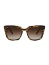Barton Perreira Women's Bolsha 54mm Square Sunglasses In Brown
