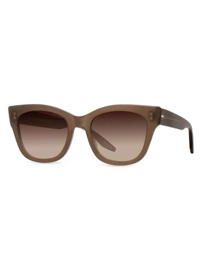 Barton Perreira Women's Gibson 50mm Cat-eye Sunglasses In Brown