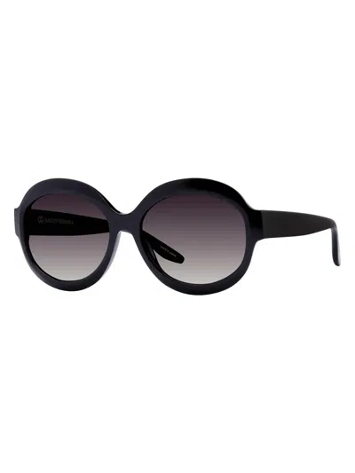 Barton Perreira Women's Orleandra 59mm Round Sunglasses In Black