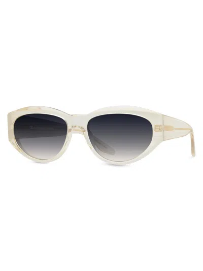 Barton Perreira Women's Robinson Clover 56mm Cat-eye Sunglasses In Neutral
