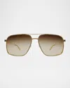 Barton Perreira Scaramanga Sunglasses In Scaramanga 007 Gold Gold Rush