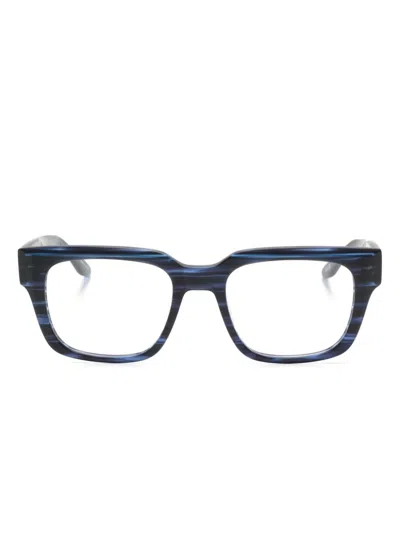 Barton Perreira Zander Square-frame Glasses In Blue