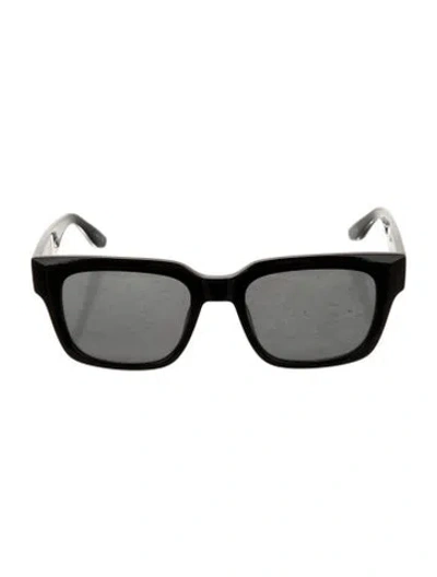 Pre-owned Barton Perreira Zander Wayfarer Sunglasses In Black