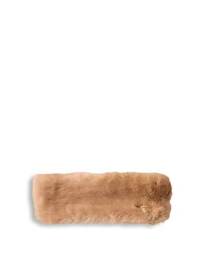 Barts Faux Fur Headband Light Brown
