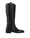Barú Woman Boot Black Size 10 Leather In Black