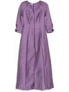 Baruni Abeba Maxi Dress In Purple