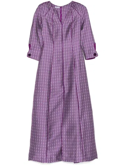 Baruni Abeba Dress In Purple