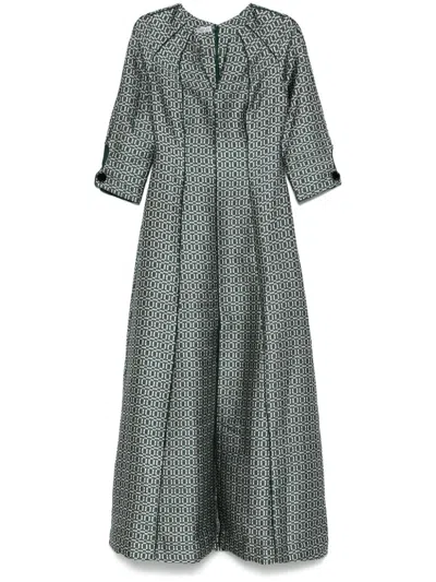 Baruni Abeba Maxi Dress In Green