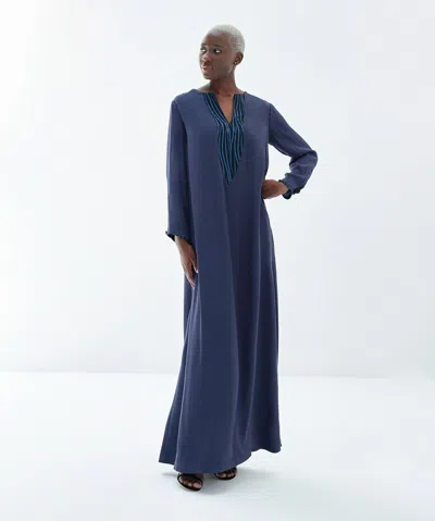 Baruni Abraha Dress. In Navy