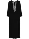 Baruni Abraha Midi Dress In Black