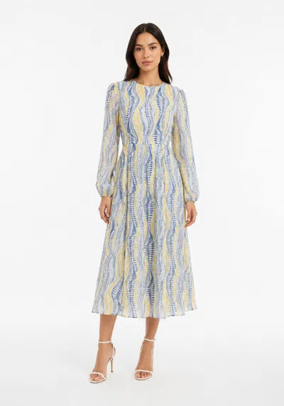 Abstract Print Resort Holiday Dress from Baruni