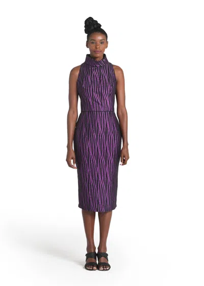 Baruni Adaeze Dress. In Purple