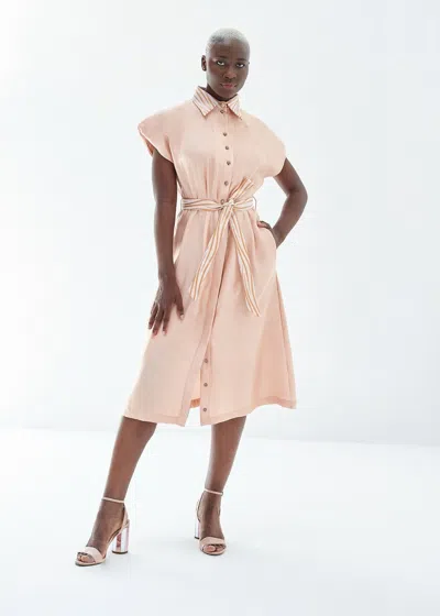 Baruni Adebola Dress In Orange