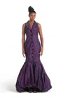 Baruni Adita Gown. In Mulberry