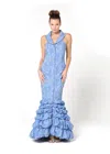 Baruni Adore Gown. In Cornflower Blue