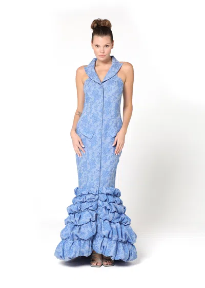 Baruni Adore Gown. In Cornflower Blue