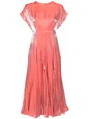Baruni Aimee Midi Dress In Pink