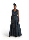 Baruni Alaba Gown. In Blue