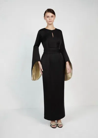Baruni Alchemilla Evening Dress In Black