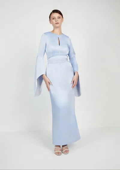 Baruni Alchemilla Evening Dress In Blue