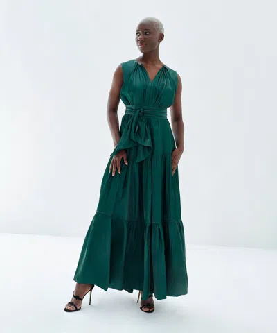 Baruni Andile Dress. In Deep Green