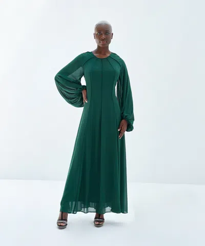 Baruni Asha Dress. In Deep Green