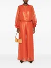 Baruni Ashtar Blouse And Trousers In Orange
