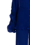 Baruni Ausha Pant Set. In Royal-blue