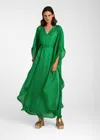 Baruni Begonia Kaftan In Green