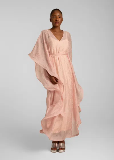 Baruni Begonia Kaftan In Pink