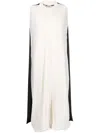 Baruni Brigitte Dress And Cape Set In White
