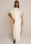 Baruni Carolina Kaftan. In White