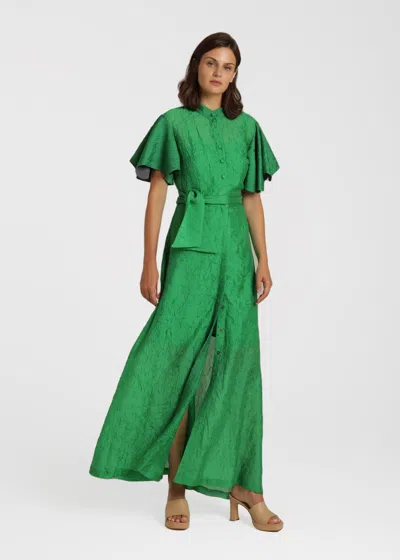 Baruni Clematis Dress In Green