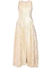 Baruni Coneflower Gown In Neutrals