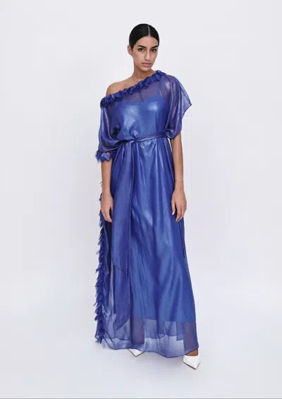 Baruni Coreopsis Kaftan. In Blue