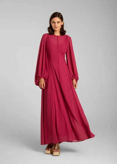 Baruni Datura Dress In Fuchsia