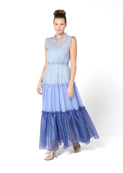Baruni Davina Dress. In Cornflower Blue