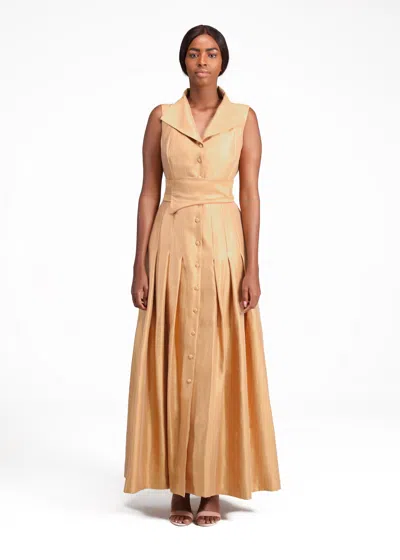 Baruni Divine Dress In Gold