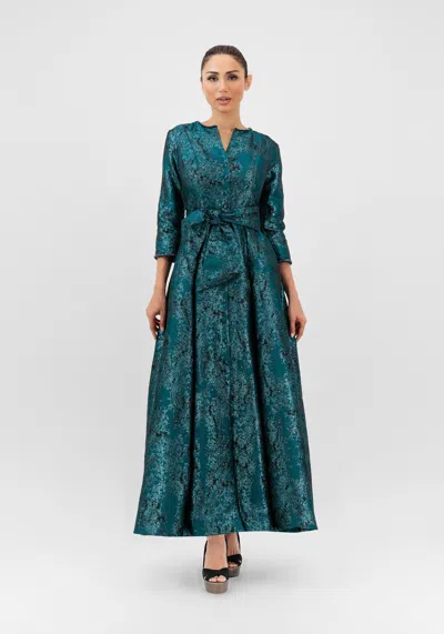 Baruni Elham Gown In Blue