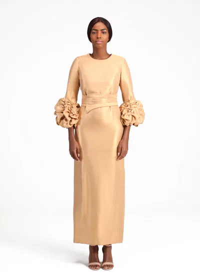 Baruni Enchant Dress. In Gold