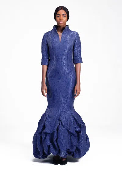 Baruni Entrance Gown - By Preorder Only. In Royal Blue