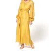 Baruni Esme Maxi Dress In Yellow