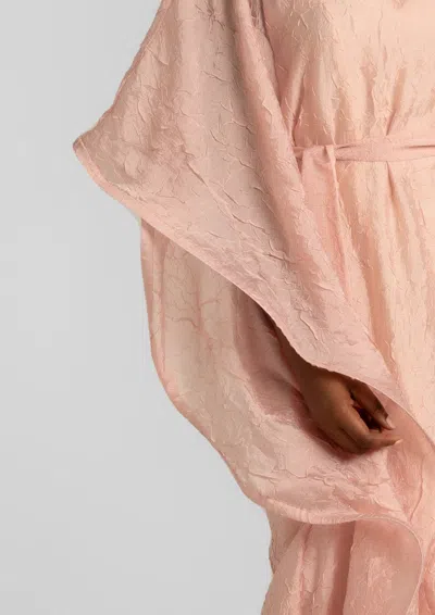 Baruni Flower Dress. In Peach