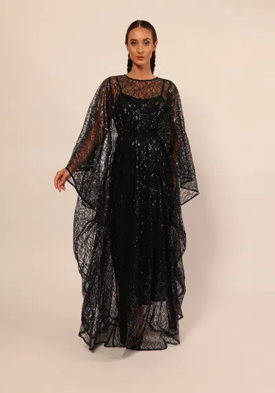 Baruni Habiba Kaftan In Black