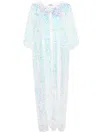 Baruni Lily Sequinned Maxi Dress In White