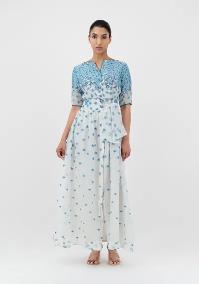 Baruni Lobelia Dress In Blue