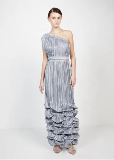Baruni Medinilla Dress In Silver